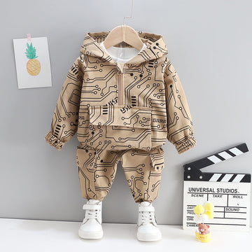 Toddlers Trendy Jacket & Baggy Pants 2Pc Sets. Ages 9m-5Yrs
